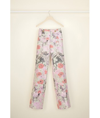 Pantalon large en jacquard de la marque