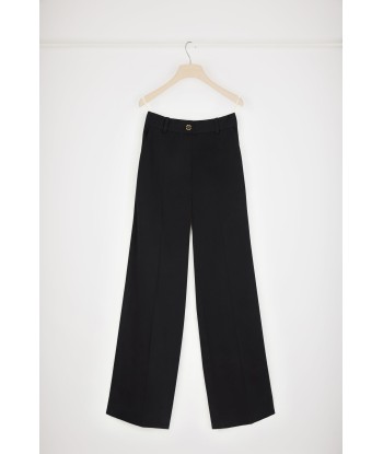 Iconic long trousers in organic cotton gabardine de l' environnement