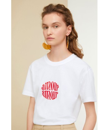 T-shirt Amour Amour en coton bio français