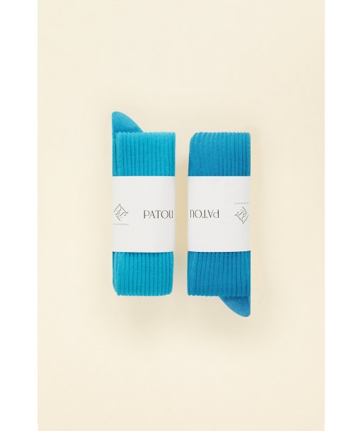 Lot de deux paires de chaussettes en coton bio chez Cornerstreet bien 