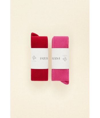 Lot de deux paires de chaussettes en coton bio store