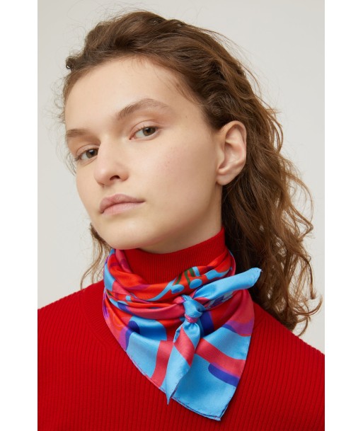 Foulard en soie à imprimé floral Le MVP de beaucoup