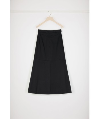 Pocket midi skirt in organic cotton Les êtres humains sont 