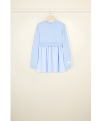 Mix Poplin Jumper - Sky Blue plus qu'un jeu 