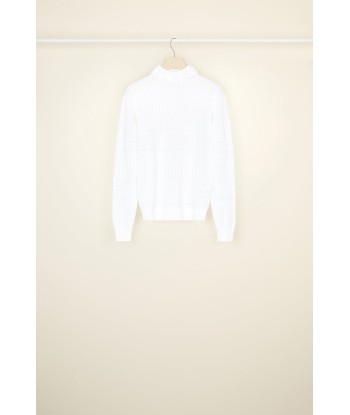 Pull en maille ajourée en coton bio 50-70% off 