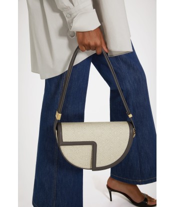 Le Patou bag in organic cotton jacquard and leather Voir les baskets