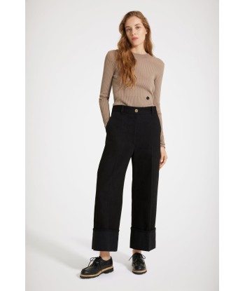 Iconic trousers in organic cotton denim Paris Déstockage Promo