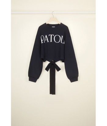 Sweatshirt Patou court en coton bio chez Cornerstreet bien 