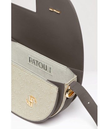 Le Patou bag in organic cotton jacquard and leather Voir les baskets