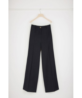 Iconic long trousers in virgin wool sur le site 