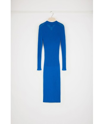 Knit polo midi dress in organic cotton store