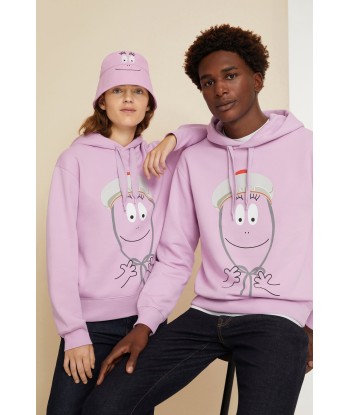 Sweatshirt Barbapapa unisexe en coton bio Amélioration de cerveau avec