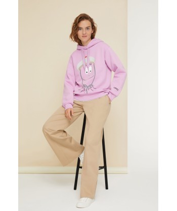 Sweatshirt Barbapapa unisexe en coton bio Amélioration de cerveau avec