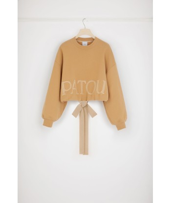 Sweatshirt Patou court en coton bio Pour