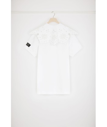 Robe t-shirt en coton bio à col amovible Vous souhaitez 