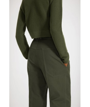 Pantalon évasé en coton bio pas cher