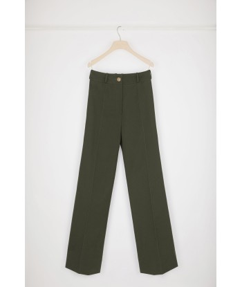 Pantalon évasé en coton bio pas cher