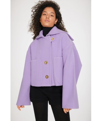 Manteau court en laine double face acheter en ligne