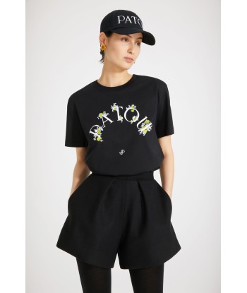 T-shirt Patou à fleurs en coton bio Livraison rapide