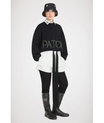 Sweatshirt Patou court en cotton bio Paris Déstockage Promo