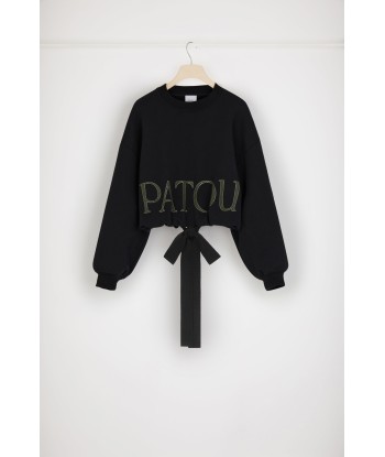 Sweatshirt Patou court en cotton bio Paris Déstockage Promo