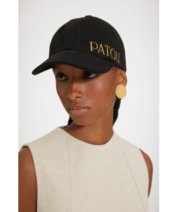 Patou cap in organic cotton denim ouvre sa boutique