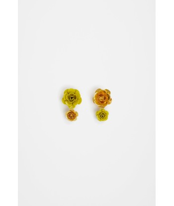 Doubles boucles d’oreilles à fleurs Pour