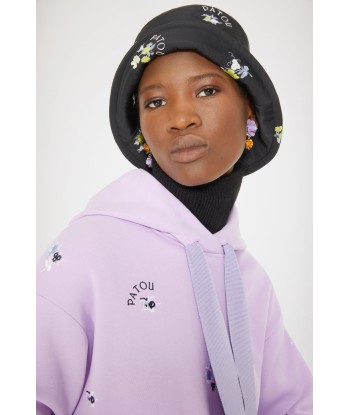 Sweatshirt à capuche brodé en coton bio meilleur choix