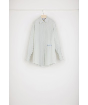 Robe chemise courte en coton bio rayé 50-70% off 