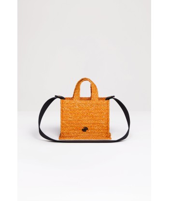 Small JP tote in raffia en stock