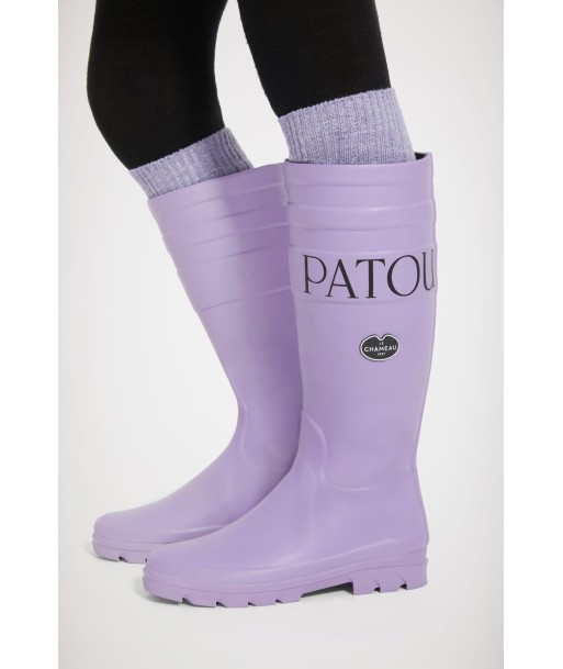 Bottes en caoutchouc Patou x Le Chameau votre restaurant rapide dans 