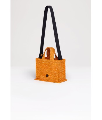 Small JP tote in raffia en stock