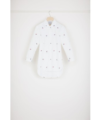 Chemise baby brodée en coton bio Faites des économies