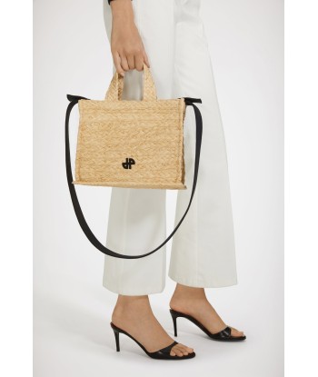 Small JP tote in raffia pas cher chine