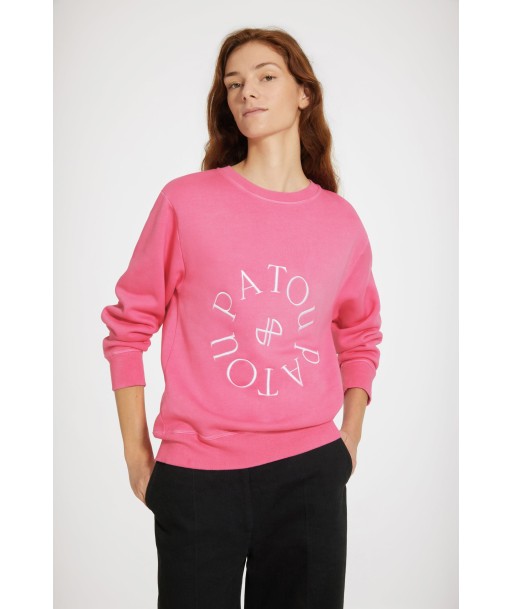 Sweatshirt à logo médaillon en coton bio pas cher 