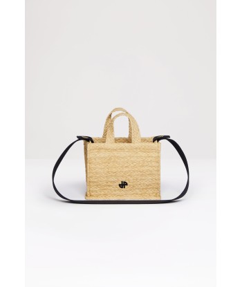 Small JP tote in raffia pas cher chine