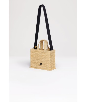 Small JP tote in raffia pas cher chine