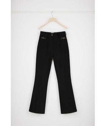 Pantalon évasé en denim bio prix