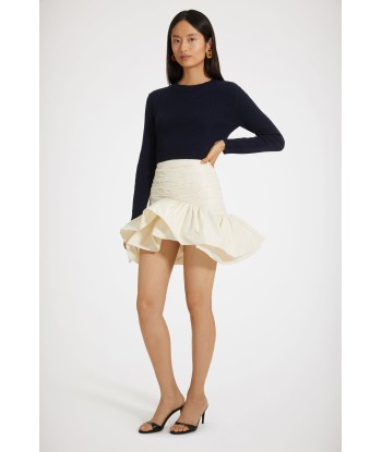 Bloom mini skirt in recycled faille store