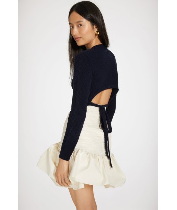 Bloom mini skirt in recycled faille store