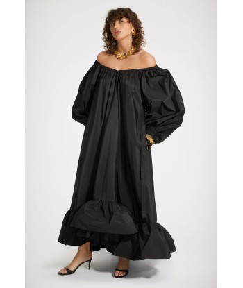 Robe cocktail longue en faille recyclée Comparez plus de prix