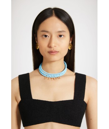 Collier Patou en perles de verre coloré et laiton JUSQU'A -70%! 