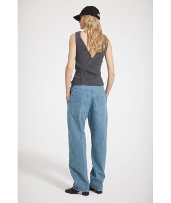 Pantalon cargo en denim bio les ligaments