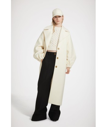 Manteau cocon en feutre de laine mélangée store