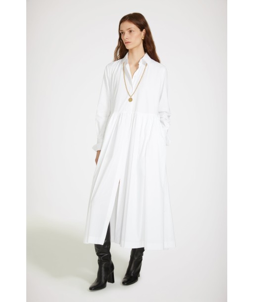 Robe chemise midi en coton bio Fin de série