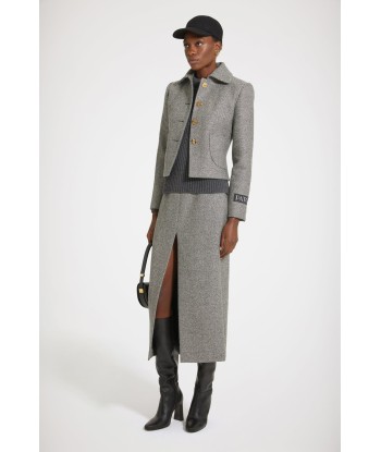 Veste courte en tweed stretch en ligne