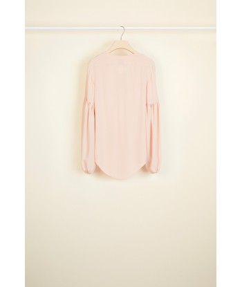 Silk blouse with Bishop sleeves prix