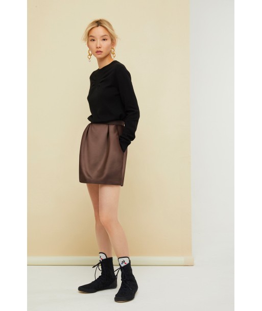 Satin tulip skirt la chaussure