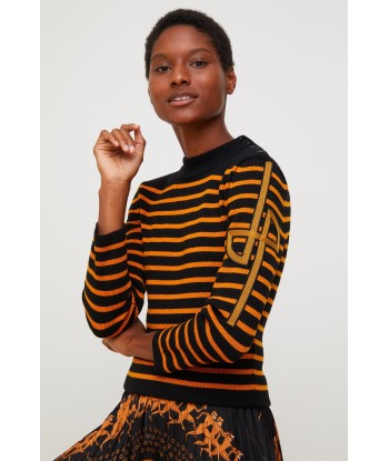 Breton jumper with embroidered logo Fin de série