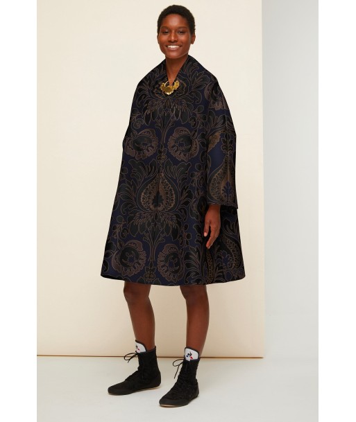 Oversized floral silk brocade coat le concept de la Pate a emporter 